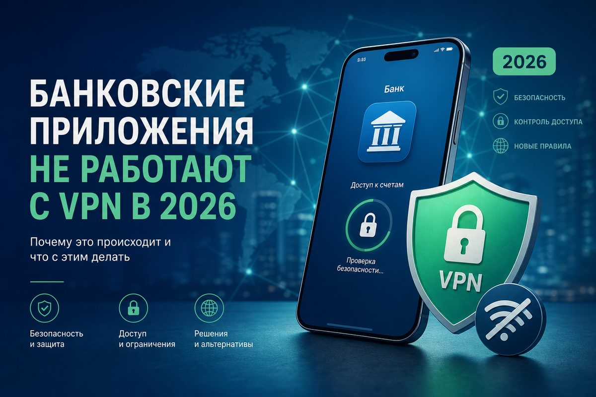 Обложка Foli VPN — Банковское приложение не работает с VPN: что проверить в 2026 году