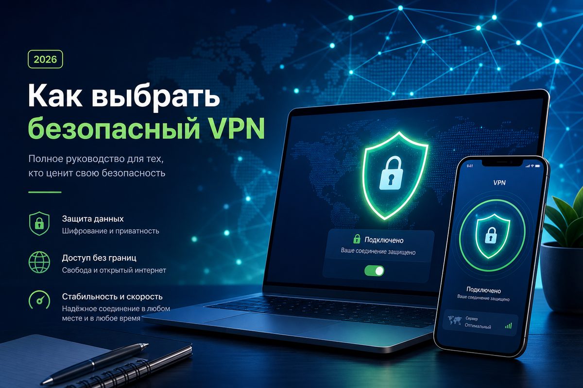 Обложка Foli VPN — Как выбрать безопасный VPN в 2026 году: чеклист без паники и маркетингового шума