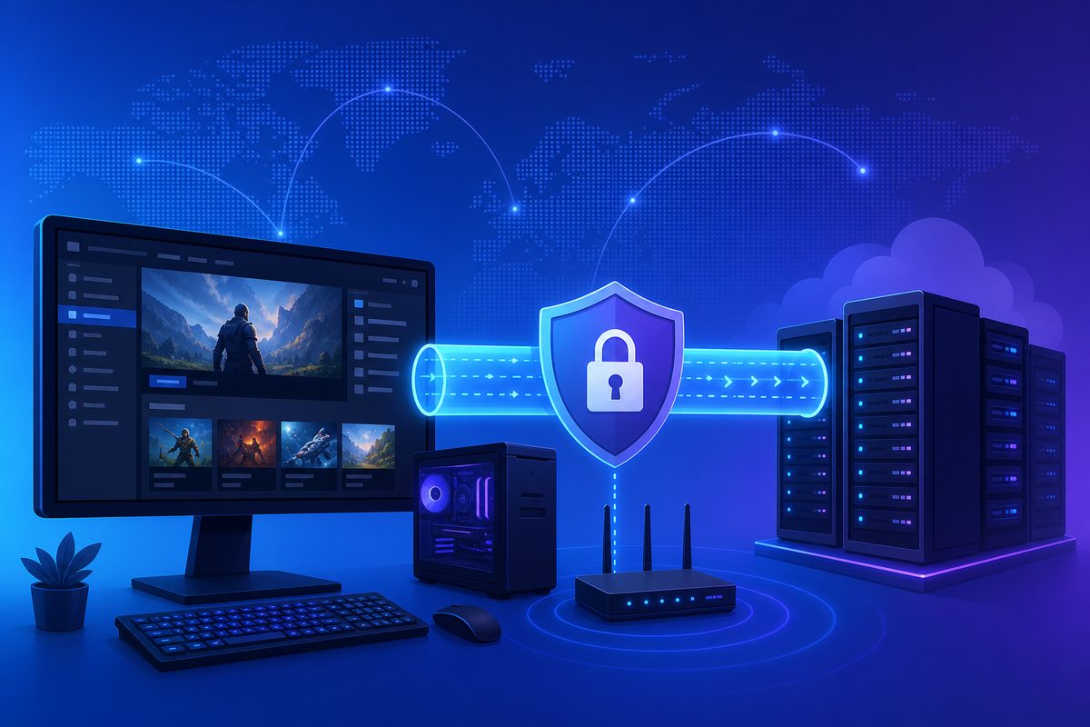 Обложка Foli VPN — Steam через VPN не работает: что проверить в 2026 году, чтобы не сломать магазин, загрузки и игры