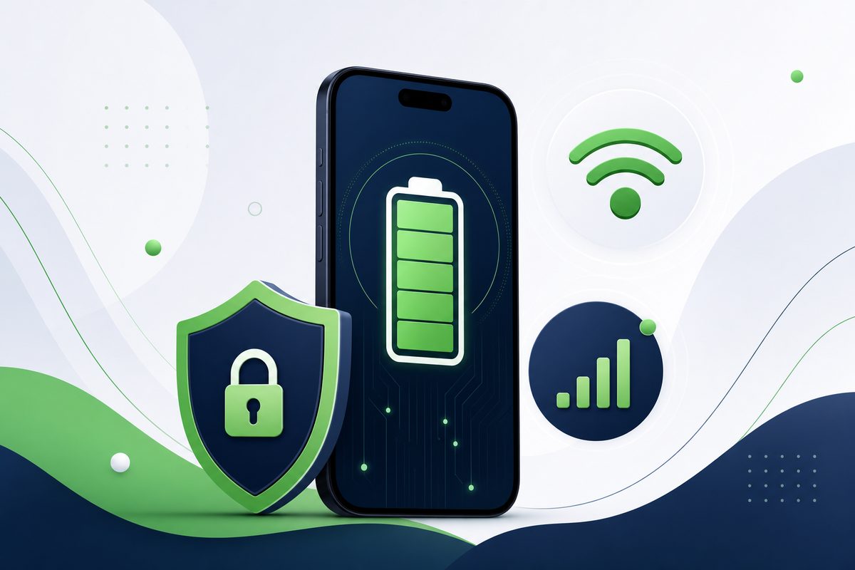 Обложка Foli VPN — VPN быстро разряжает батарею: что проверить на Android и iPhone в 2026 году