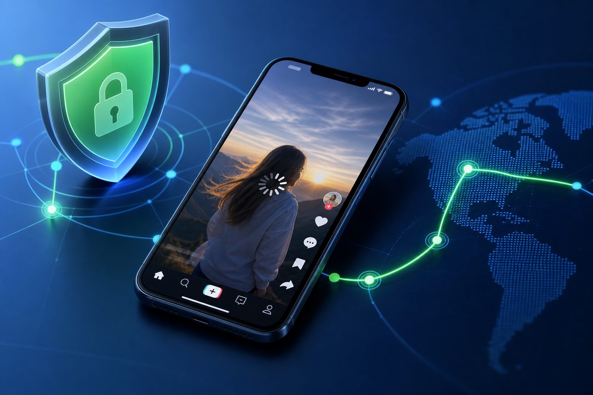 Обложка Foli VPN — VPN для TikTok: почему видео не грузятся и что проверить в 2026 году