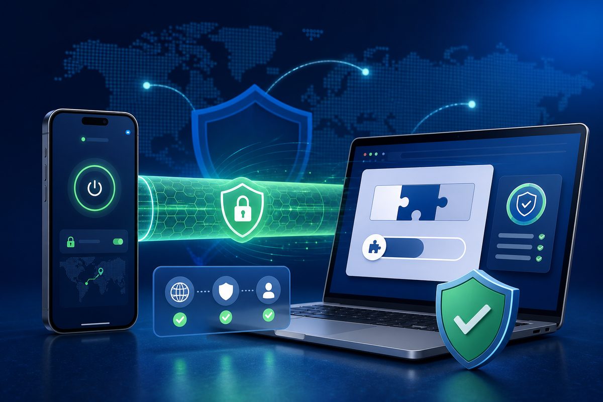 Обложка Foli VPN — VPN и капча: почему сайты проверяют вас чаще и что делать в 2026 году