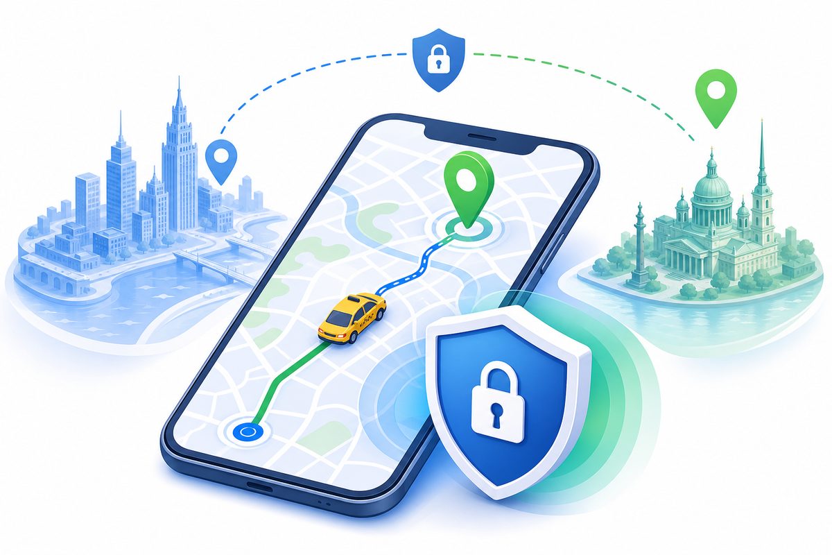 Обложка Foli VPN — VPN меняет геолокацию: почему карты, такси и доставка видят другой город в 2026 году