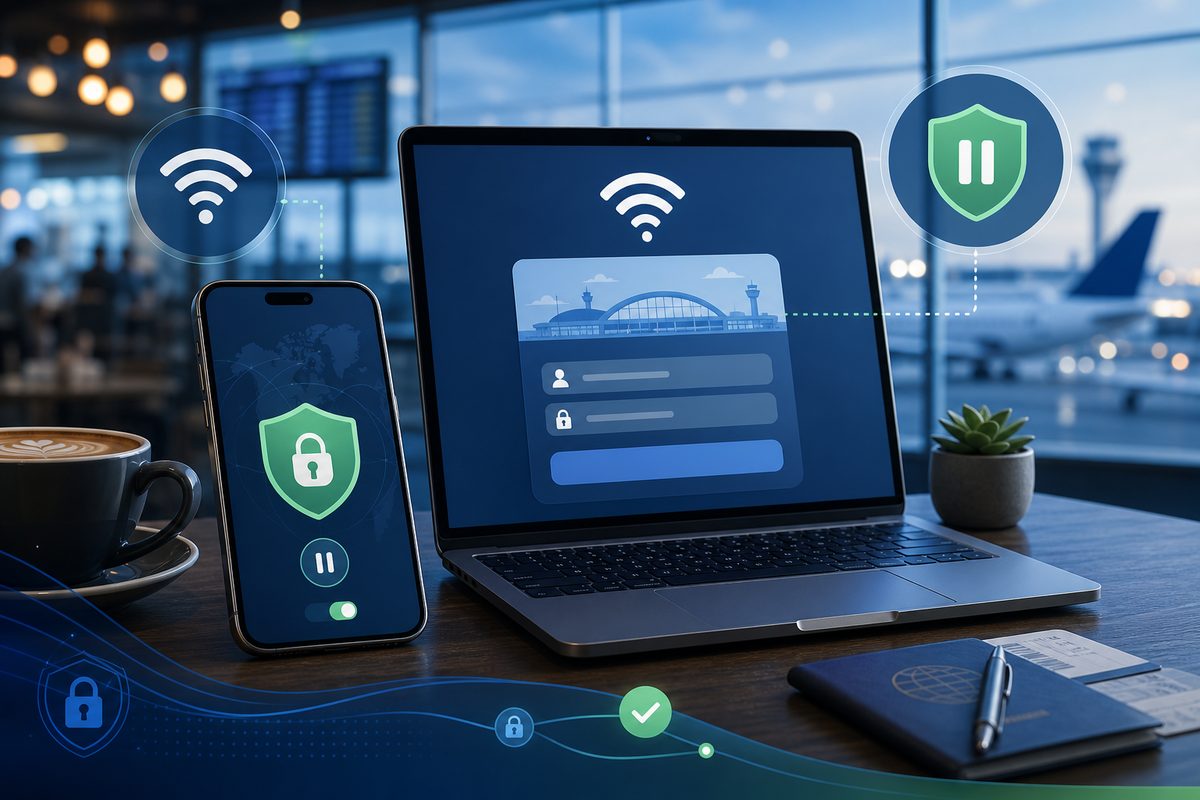 Обложка Foli VPN — VPN мешает входу в публичный Wi‑Fi: что делать в аэропорту, кафе и отеле в 2026