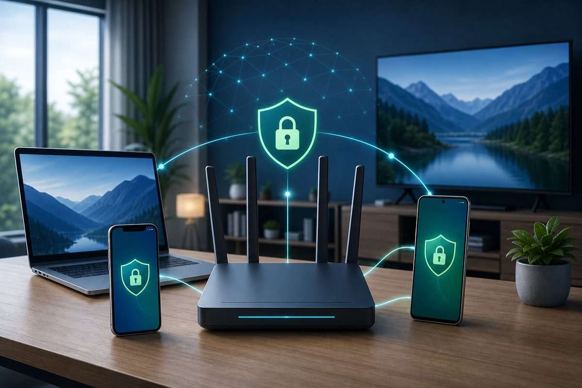 Foli VPN cover — VPN on a Keenetic Router in 2026: Set Up a Clean Home Network for Phones, TVs and Laptops