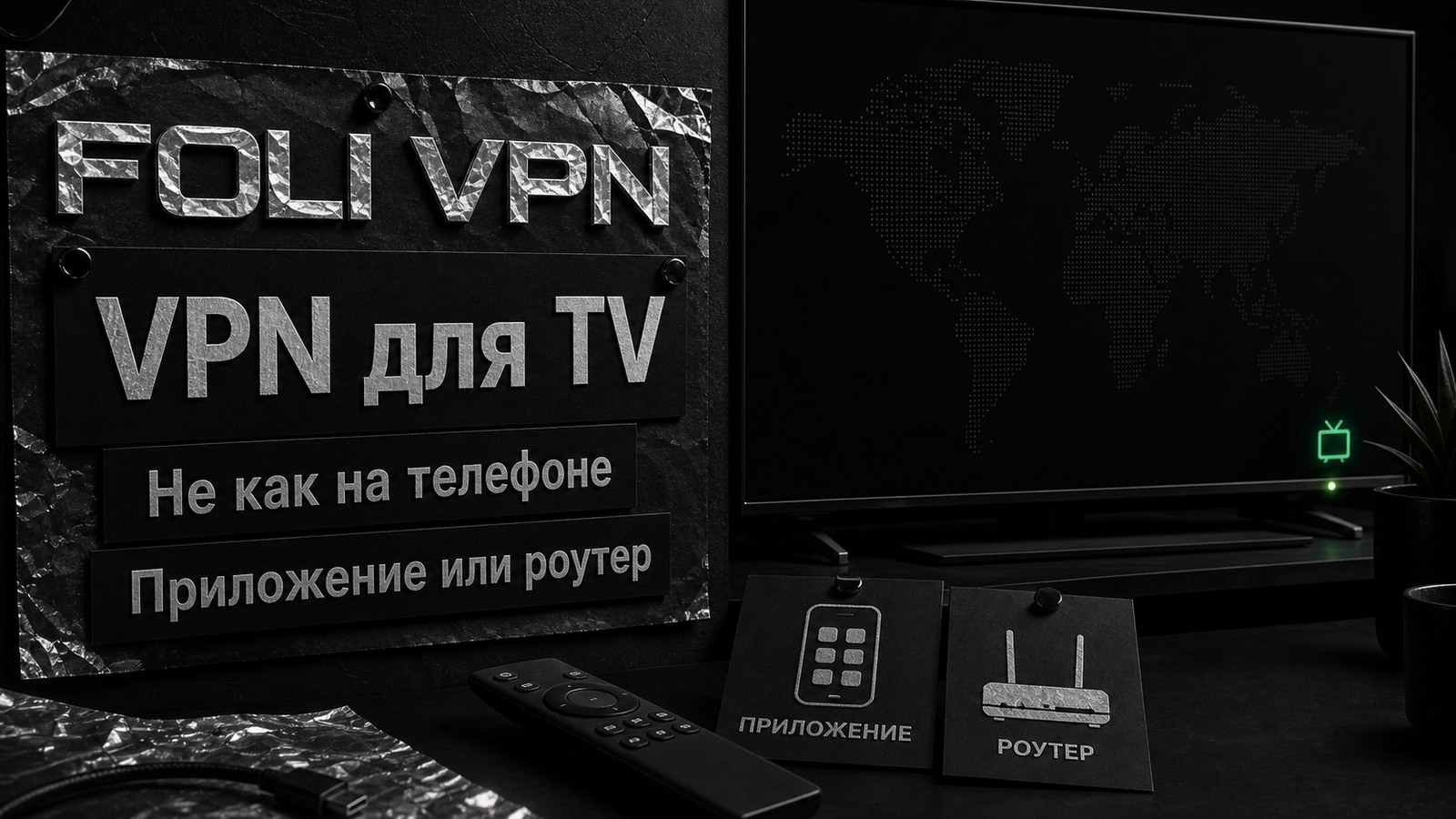 Обложка Foli VPN: Smart TV чинят через приложение, роутер или отдельную сеть.